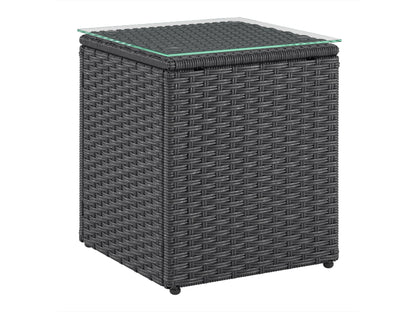 Wicker Patio Side Table