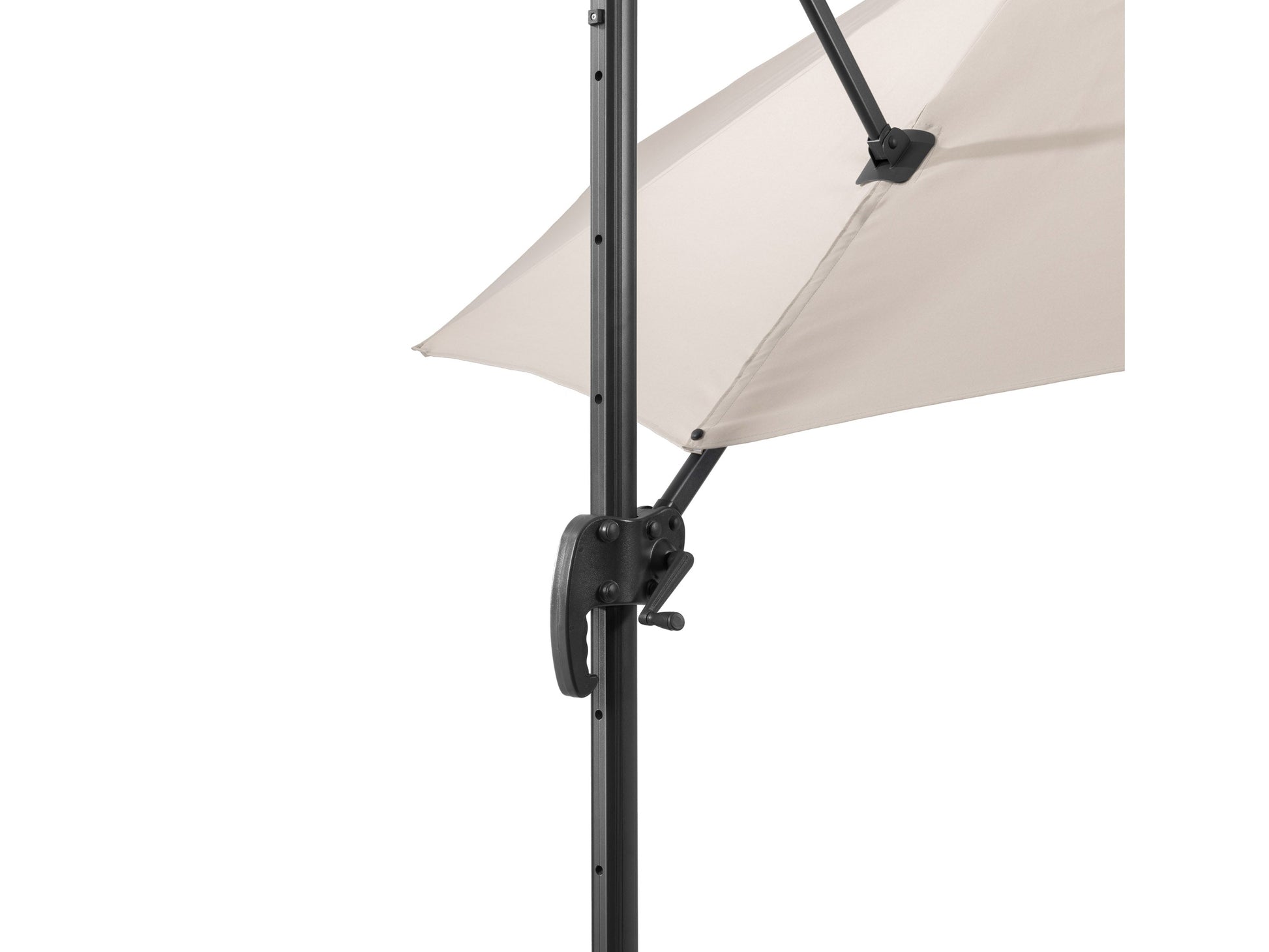 corliving offset patio umbrella warm white Offset Patio Umbrella