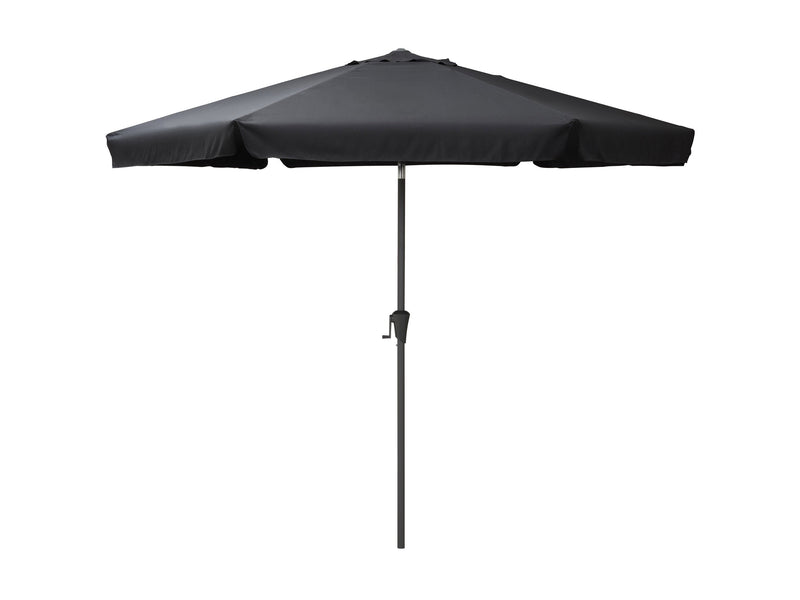 black 10ft patio umbrella, round tilting 200 Series product image CorLiving