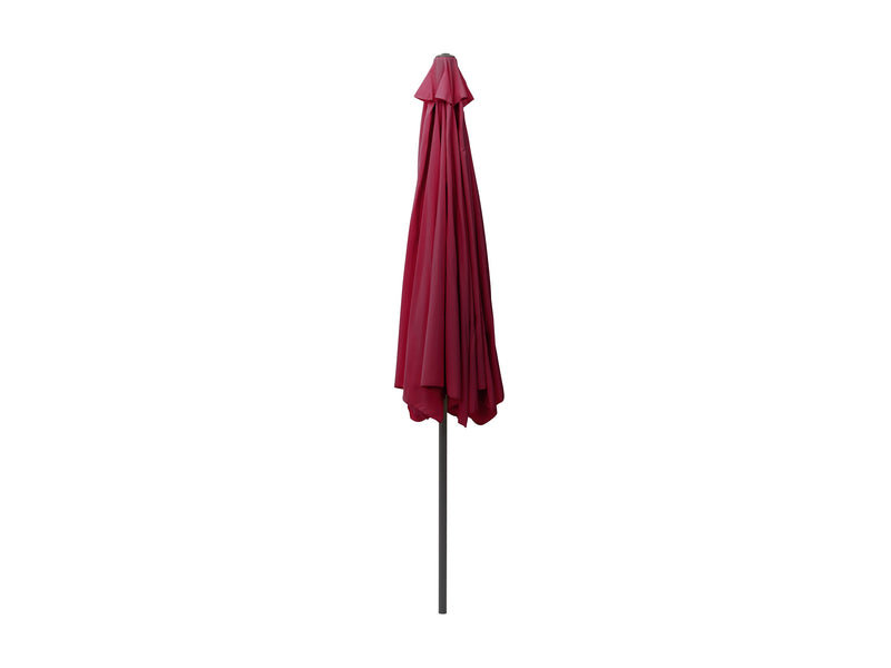 wine red 10ft patio umbrella, round tilting 200 Series product image CorLiving