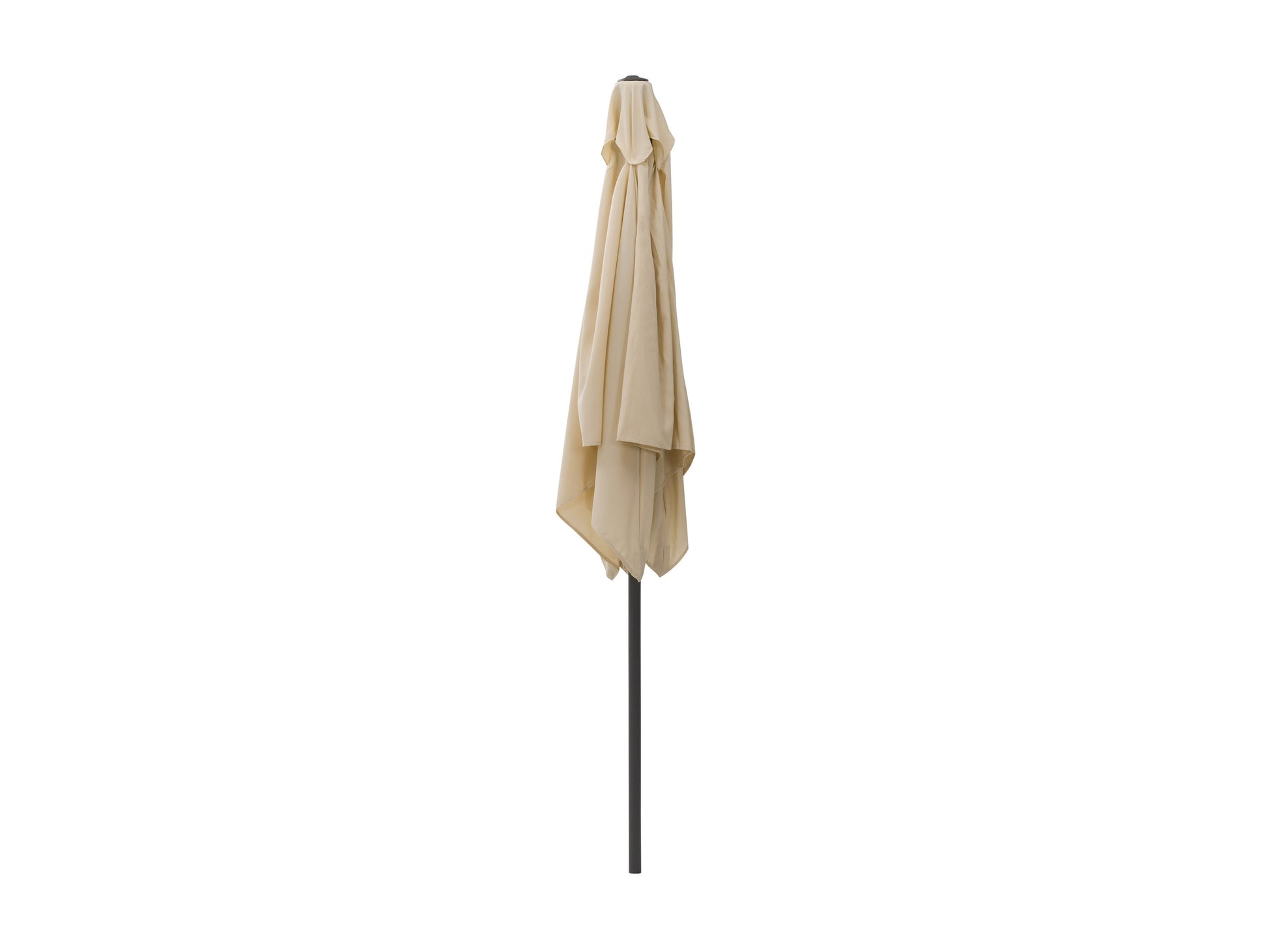 corliving offset patio umbrella warm white 9ft Square Warm White Patio Umbrella - FINAL SALE ITEM
