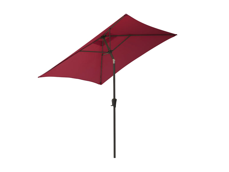 wine red square patio umbrella, tilting 300 Series product image CorLiving