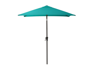 turquoise blue square patio umbrella, tilting 300 Series product image CorLiving#color_ppu-turquoise-blue
