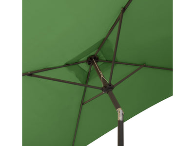 forest green square patio umbrella, tilting 300 Series detail image CorLiving#color_ppu-forest-green