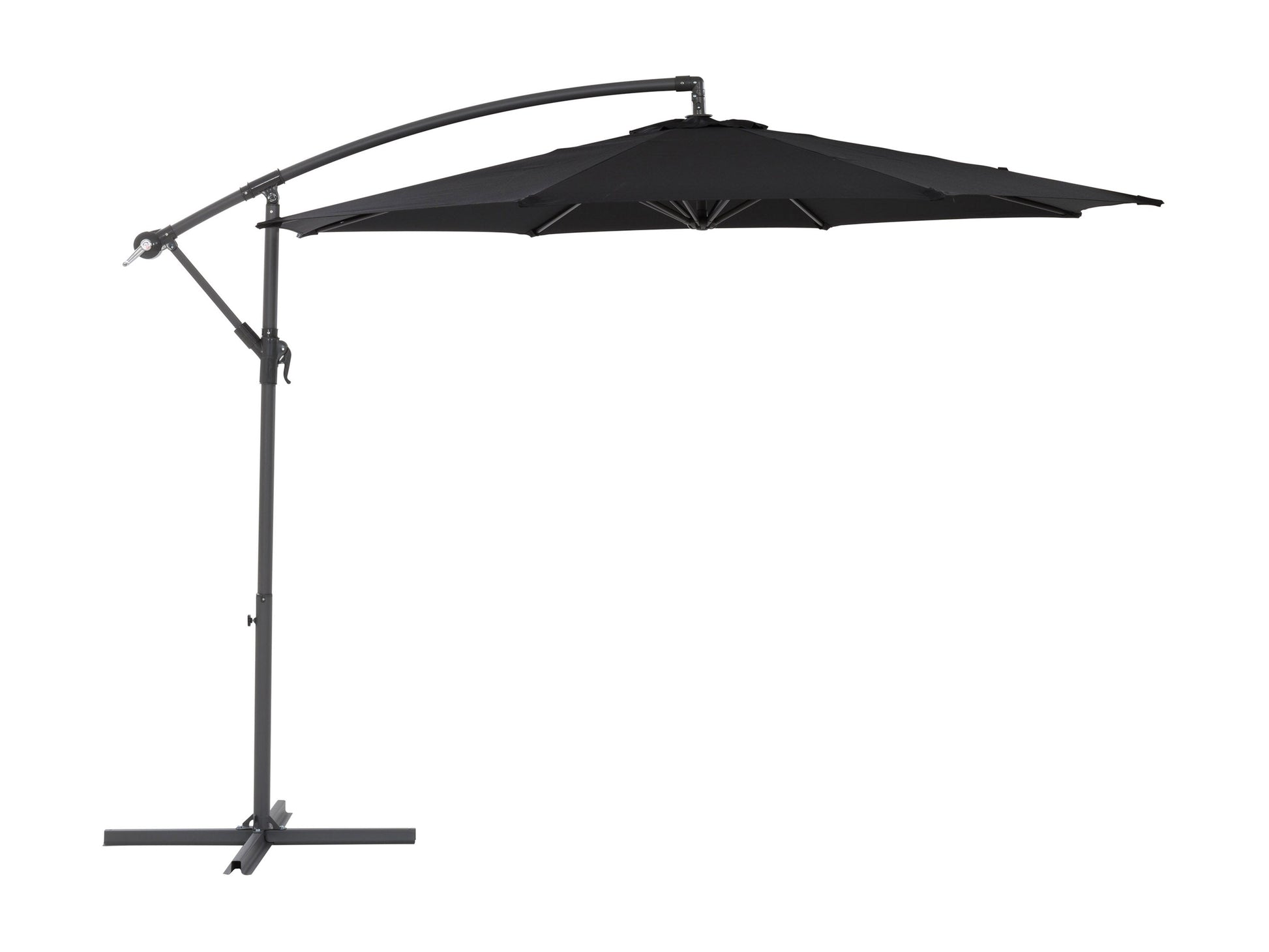 black cantilever patio umbrella Tilting Offset Patio Umbrella