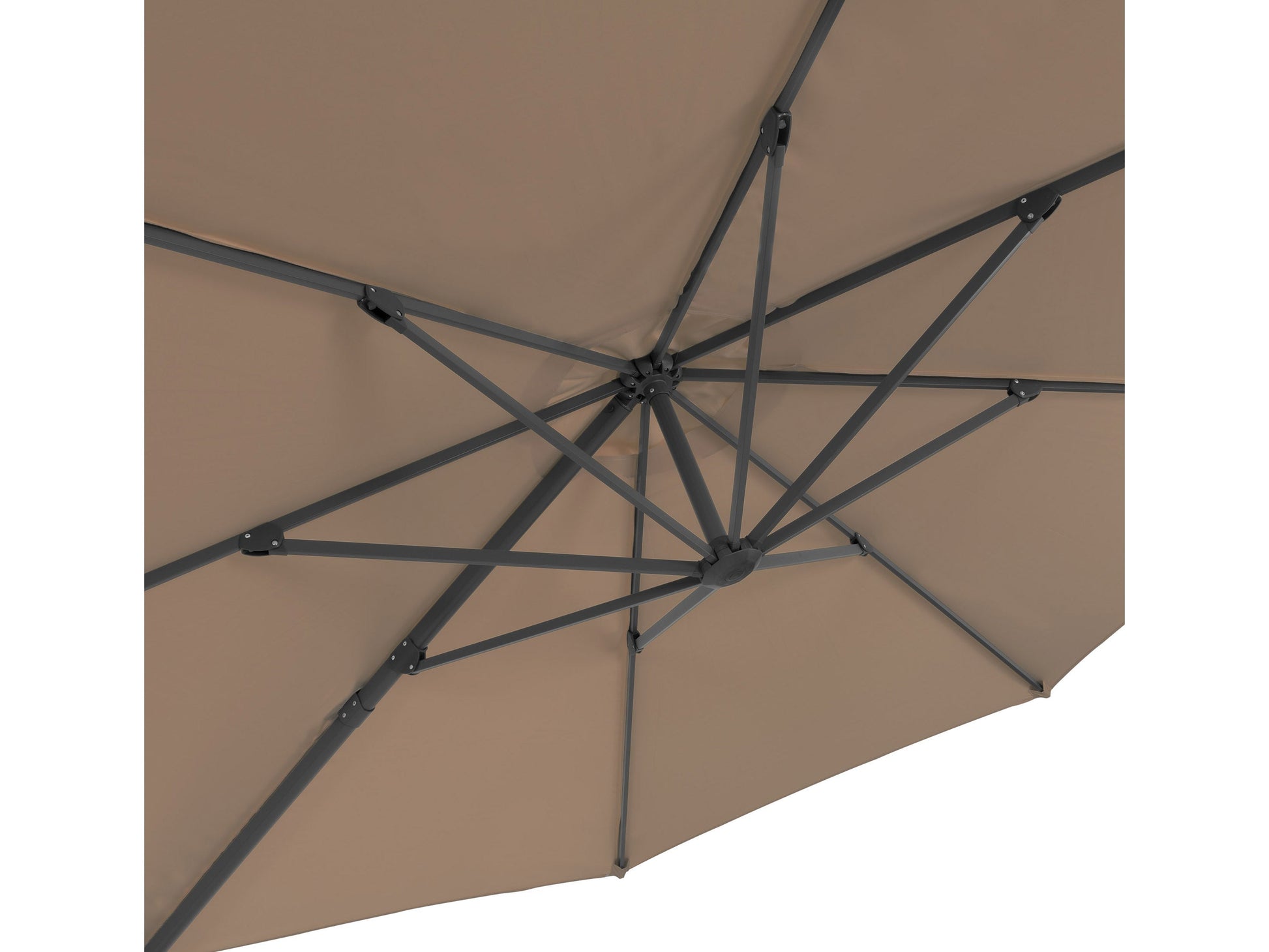 brown offset patio umbrella Deluxe Offset Patio Umbrella