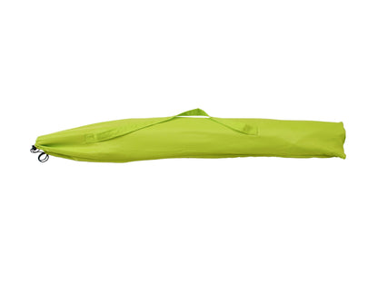 Lime green 7.5ft beach umbrella with tilt feature, UV protection, and sturdy aluminum pole.
