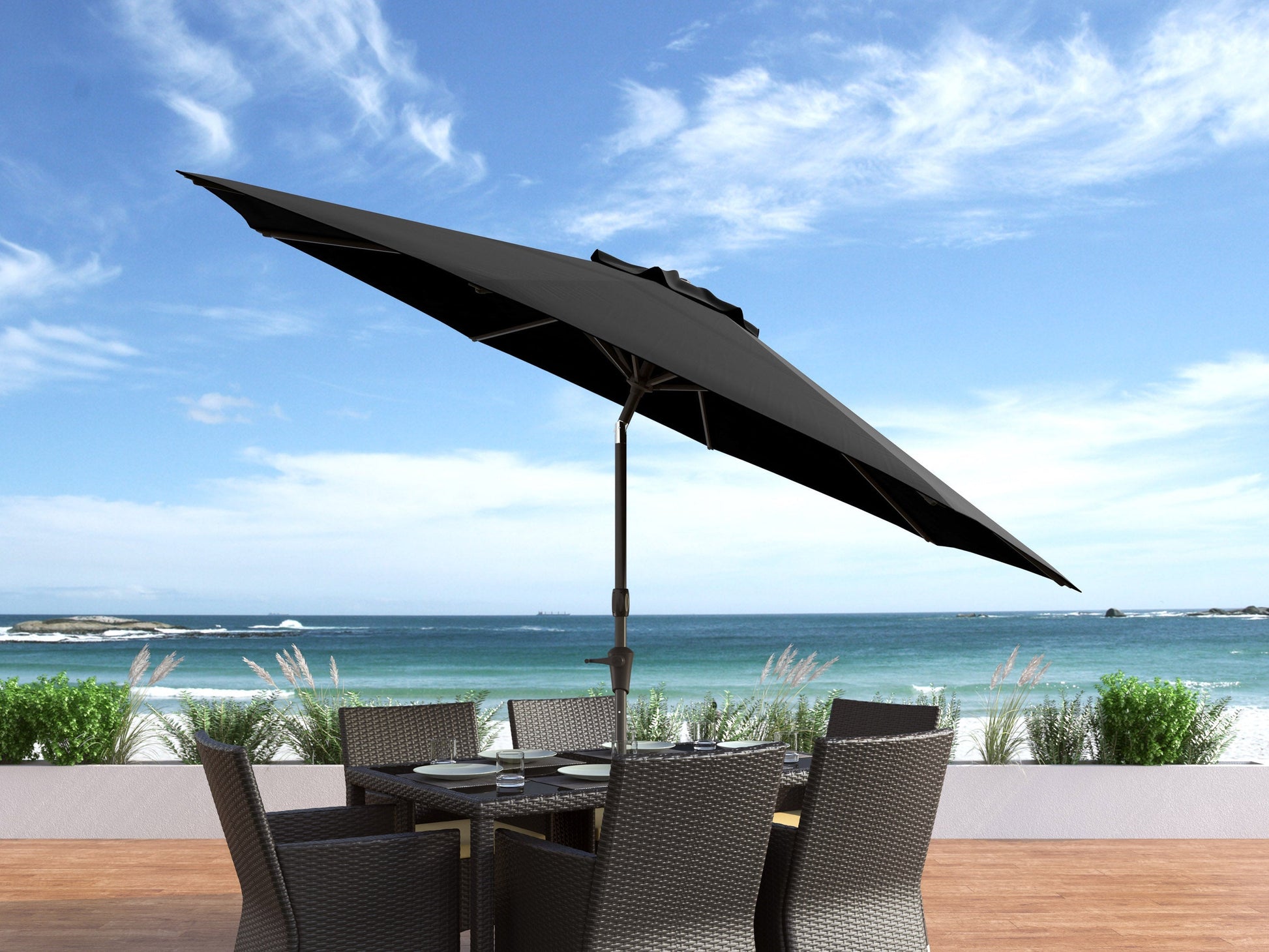 Wind Resistant Patio Umbrella Wind Resistant Patio Umbrella