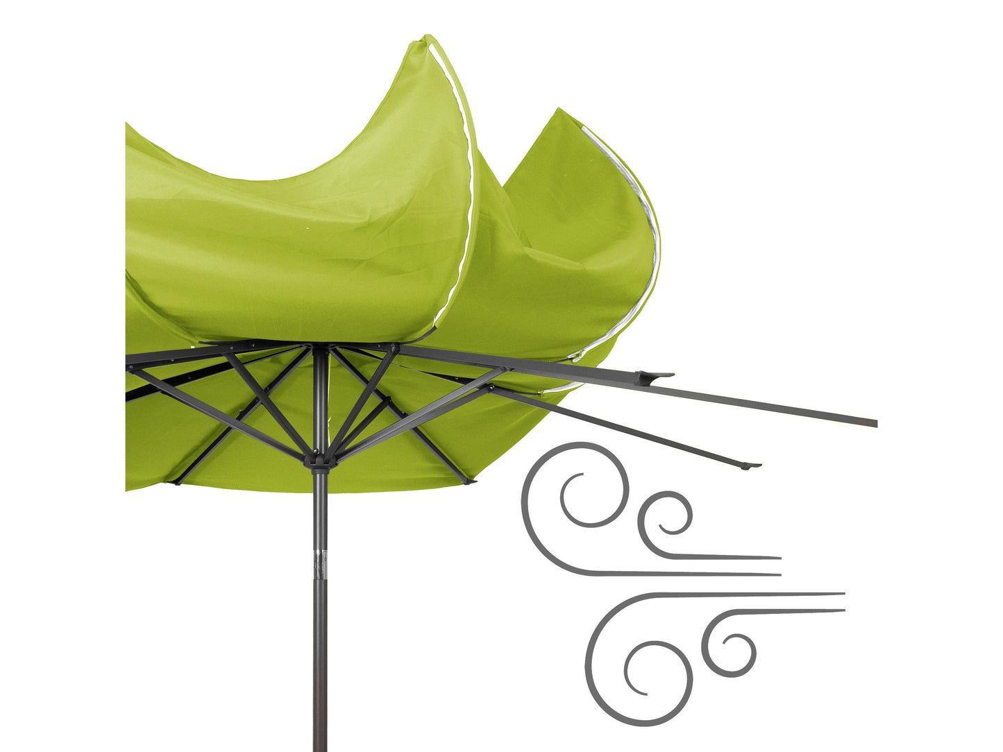 Wind Resistant Patio Umbrella