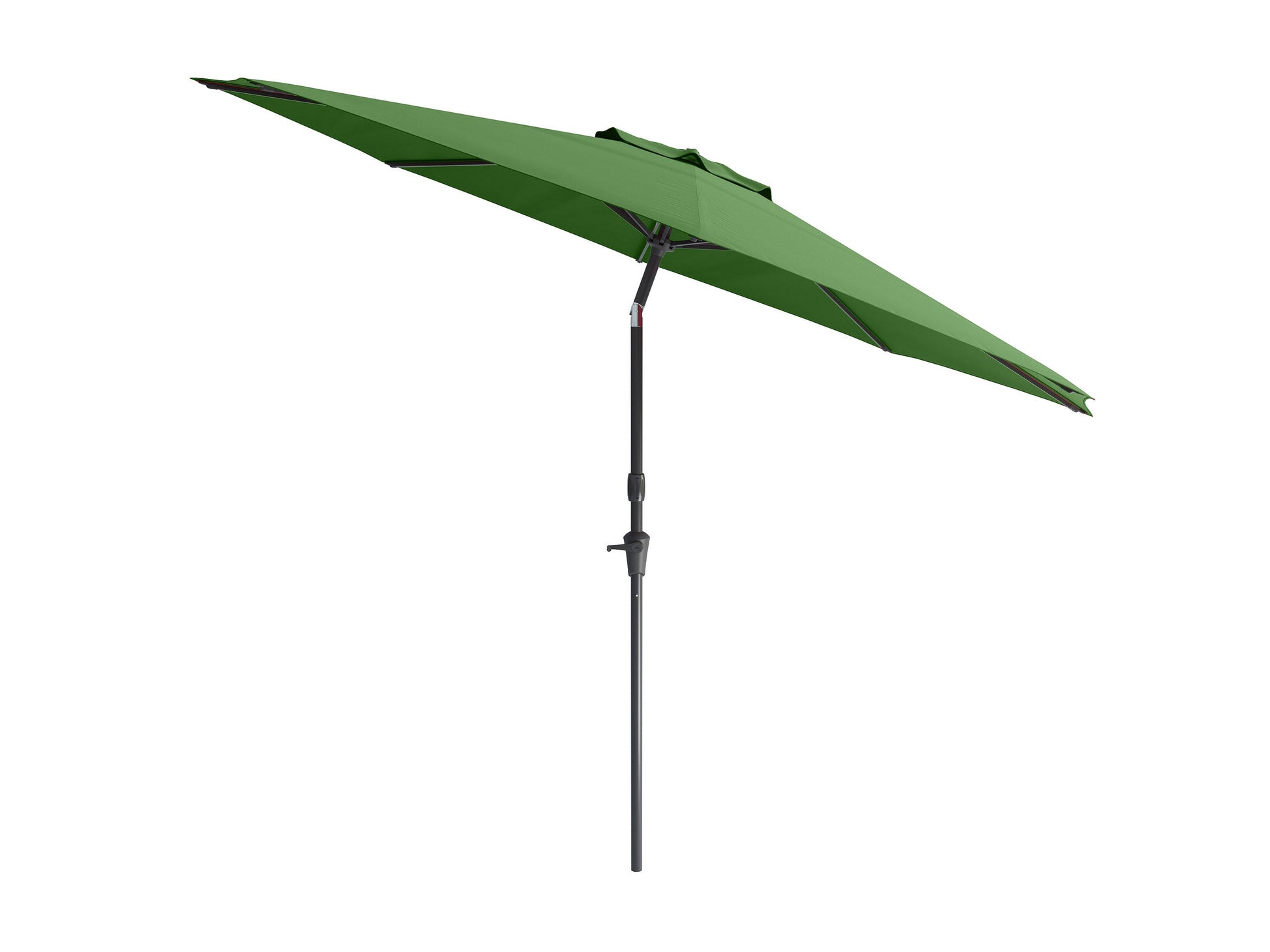 corliving 10 ft tilting patio umbrella Forest Green 10ft Wind Resistant Patio Umbrella - FINAL SALE ITEM
