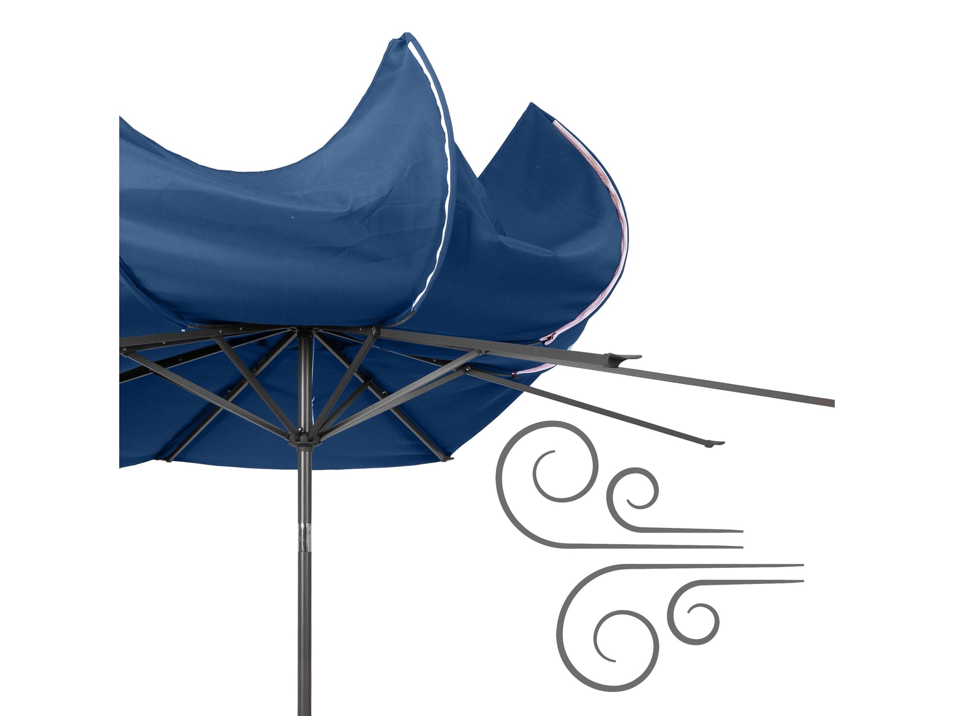 cobalt blue patio umbrellas Wind Resistant Patio Umbrella
