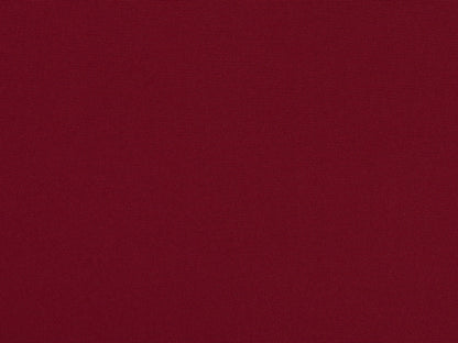 Red 8.5ft half umbrella with durable fabric, adjustable tilt, and sturdy black metal frame for patio or balcony use.