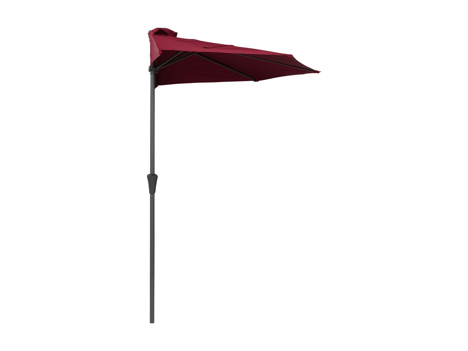 half red patio umbrella 8.5ft Red Half Umbrella