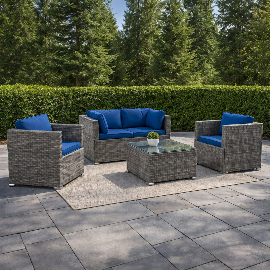 Outdoor Sofa Set, 5pc - FINAL SALE ITEM