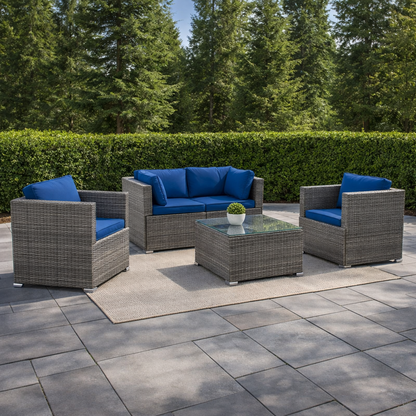 Outdoor Sofa Set, 5pc - FINAL SALE ITEM