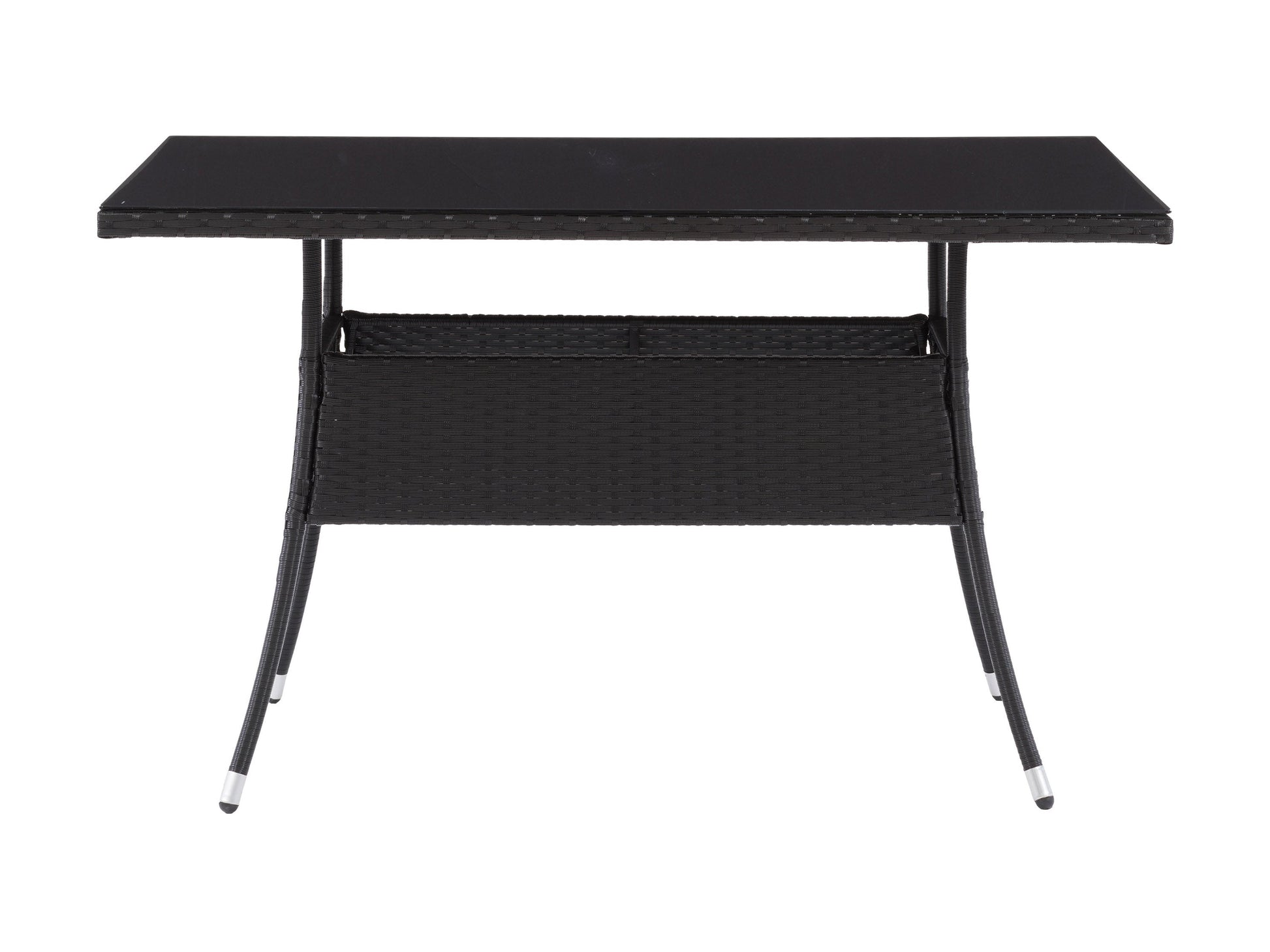 5pc patio dining set with grey cushioned chairs, teak wood table, and modern design for outdoor spaces