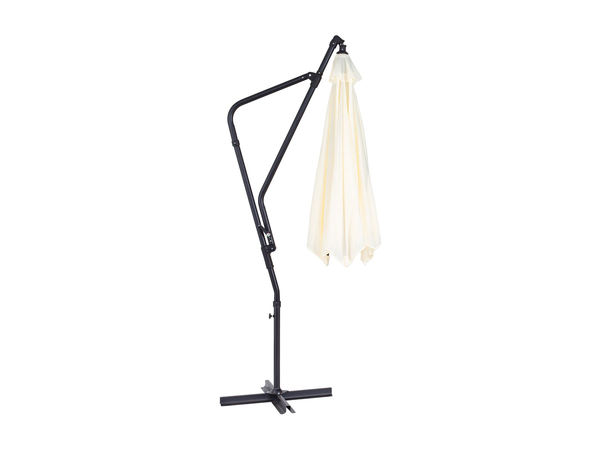 corliving offset patio umbrella warm white 10ft Warm White Cantilever Umbrella