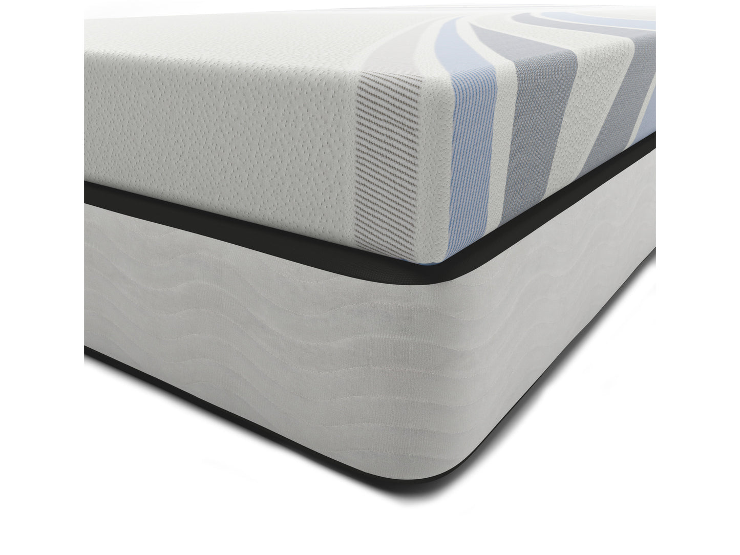 Alt text: Ready-to-assemble twin/single box spring with sturdy wooden frame, beige fabric covering, and easy assembly instructions. Ideal for small spaces and provides strong mattress support.