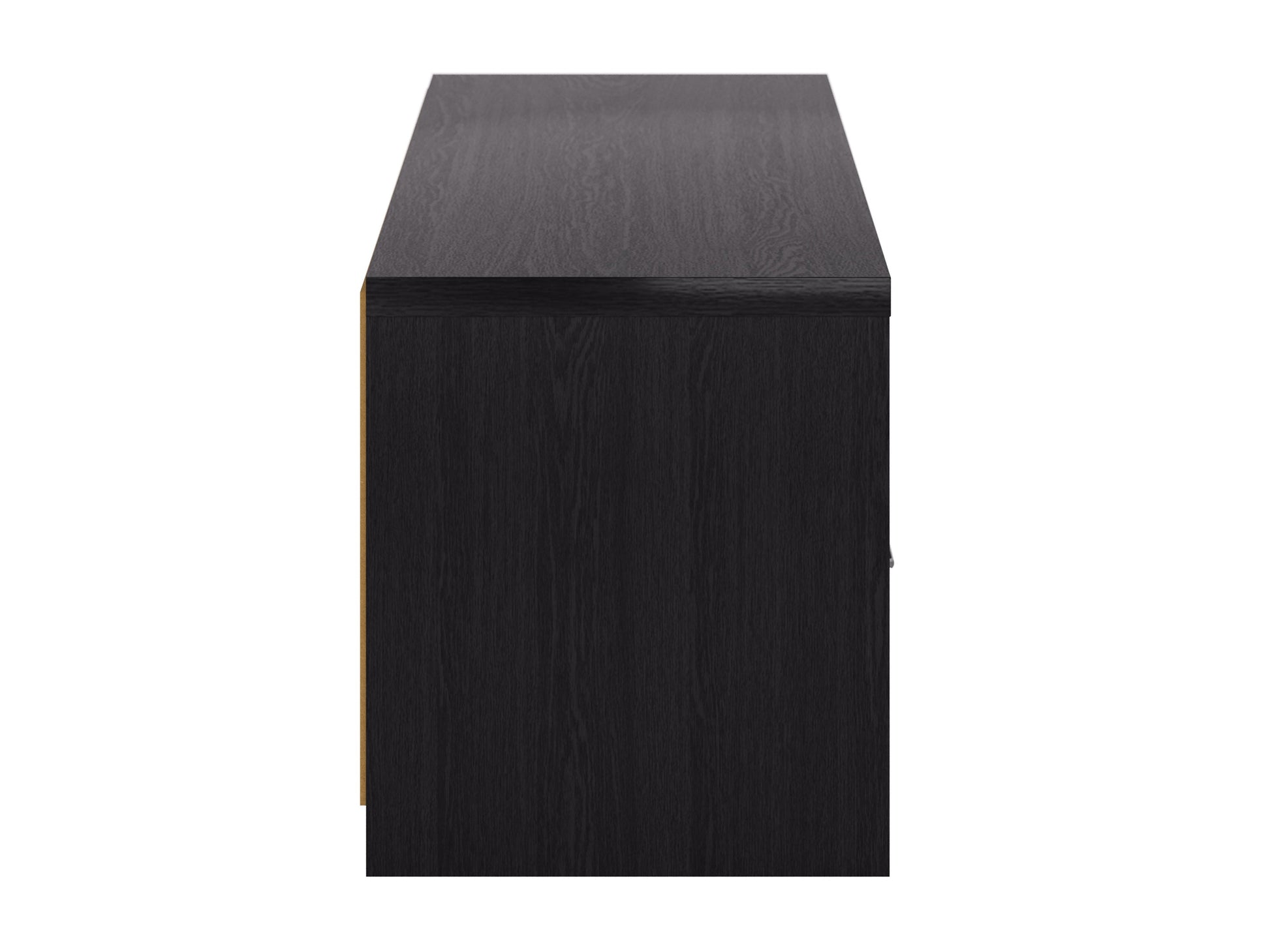Black TV stand for TVs up to 95 inches, featuring sleek design, ample storage, and sturdy construction.