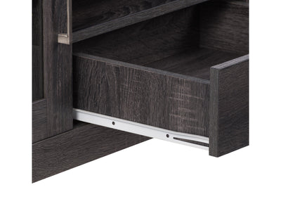 dark grey TV Cabinet with Doors for TVs up to 85" Hollywood Collection detail image by CorLiving#color_dark-grey