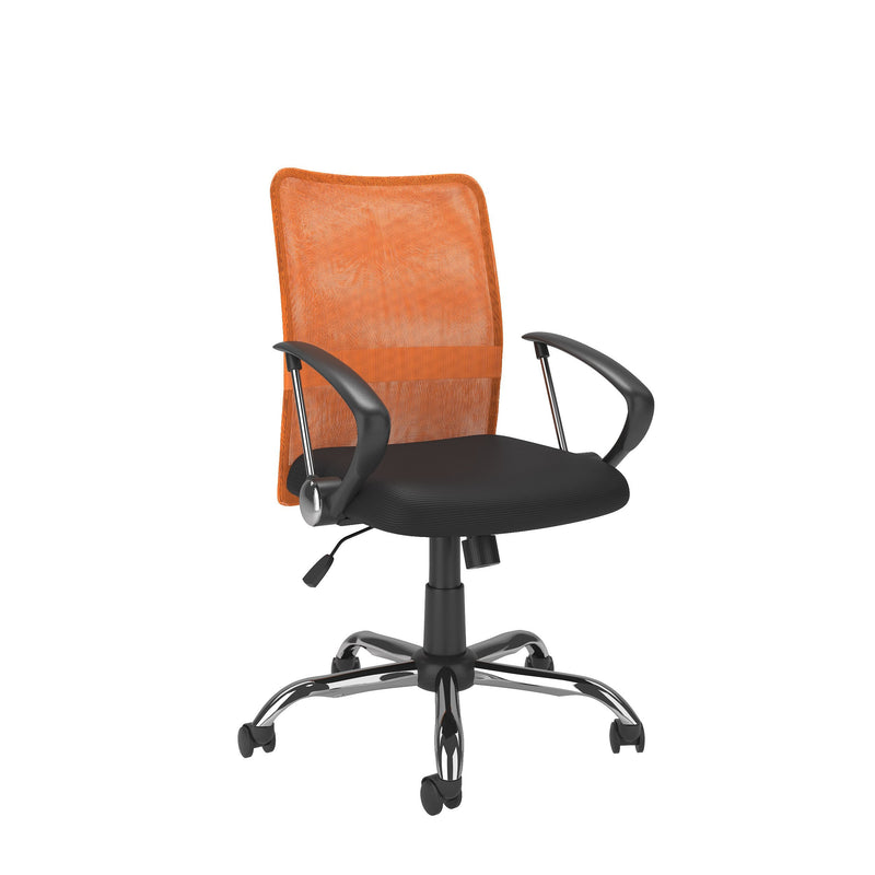 orange Fabric Office Chair Harper Collection product image by CorLiving