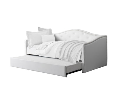 white Twin Pull Out Bed Amara Collection product image by CorLiving#color_white