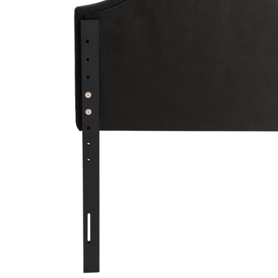 dark grey Diamond Tufted Headboard, Twin / Single Calera Collection detail image by CorLiving#color_dark-grey