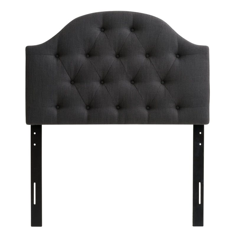 dark grey Diamond Tufted Headboard, Twin / Single Calera Collection product image by CorLiving