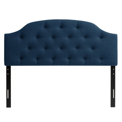 navy blue Diamond Tufted Headboard, Queen Calera Collection product image by CorLiving#color_navy-blue