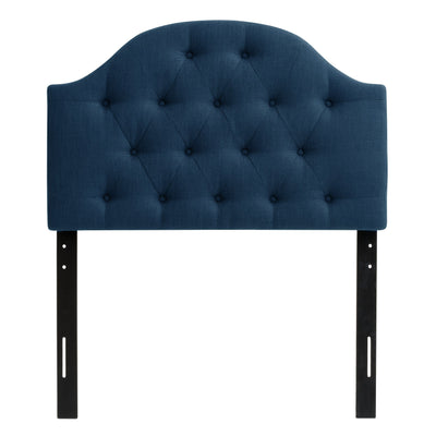 navy blue Diamond Tufted Headboard, Twin / Single Calera Collection product image by CorLiving#color_navy-blue