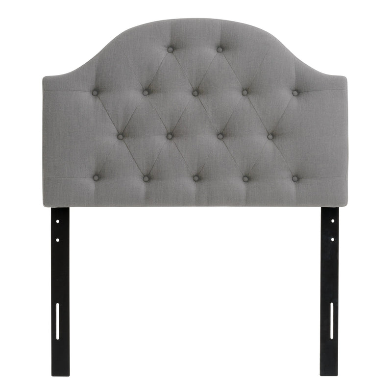 light grey Diamond Tufted Headboard, Twin / Single Calera Collection product image by CorLiving