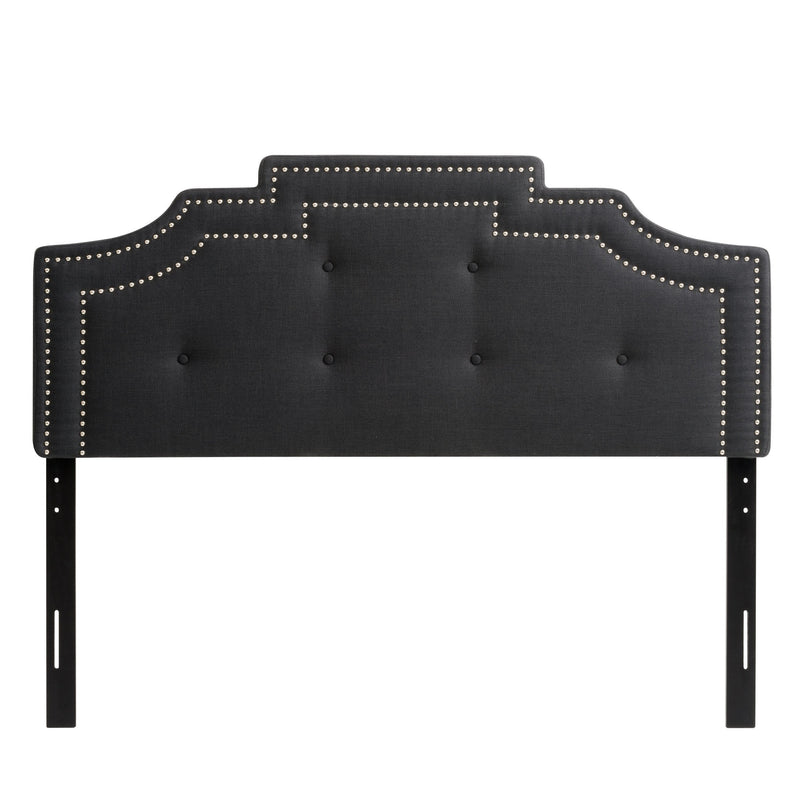 dark grey Padded Headboard, Full / Double Aspen Collection product image by CorLiving