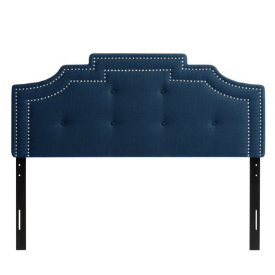 navy blue Padded Headboard, Full / Double Aspen Collection product image by CorLiving#color_navy-blue