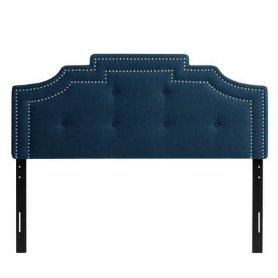 navy blue Padded Headboard, Queen Aspen Collection product image by CorLiving#color_navy-blue