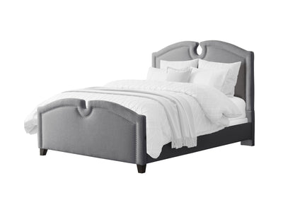grey King Bed Maeve Collection product image by CorLiving#color_grey