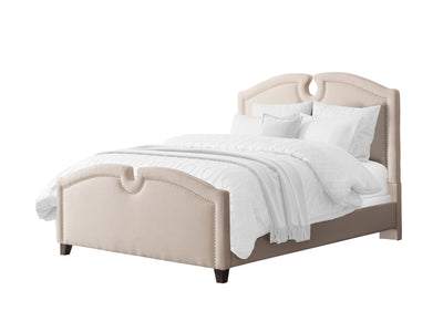 cream Twin / Single Bed Maeve Collection product image by CorLiving#color_cream