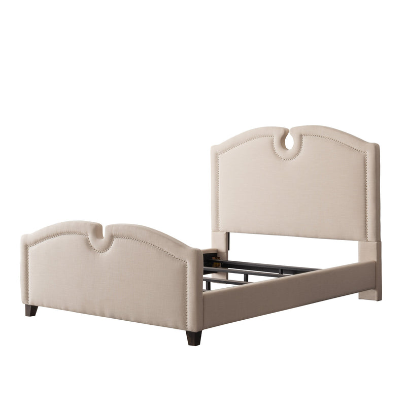 cream Twin / Single Bed Maeve Collection product image by CorLiving