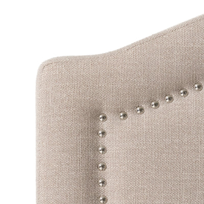 beige Queen Bed Maeve Collection detail image by CorLiving#color_beige