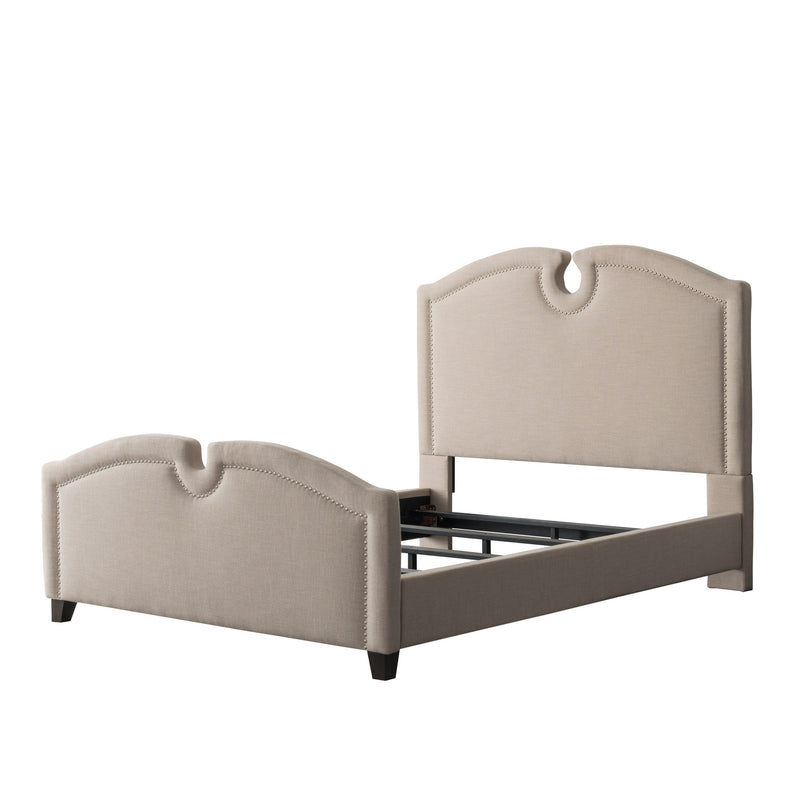 beige Queen Bed Maeve Collection product image by CorLiving