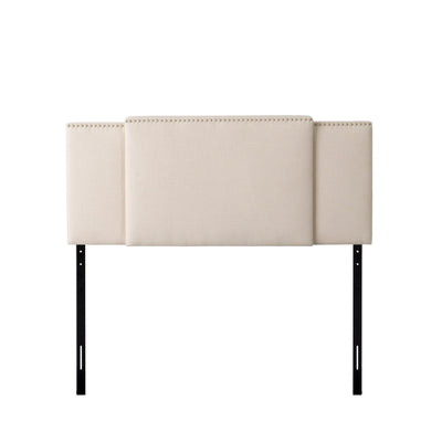 cream Expandable Headboard, Full / Queen / King Mia Collection product image by CorLiving#color_cream
