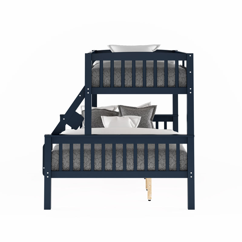 navy blue Twin Over Full Bunk Bed Dakota Collection product image by CorLiving