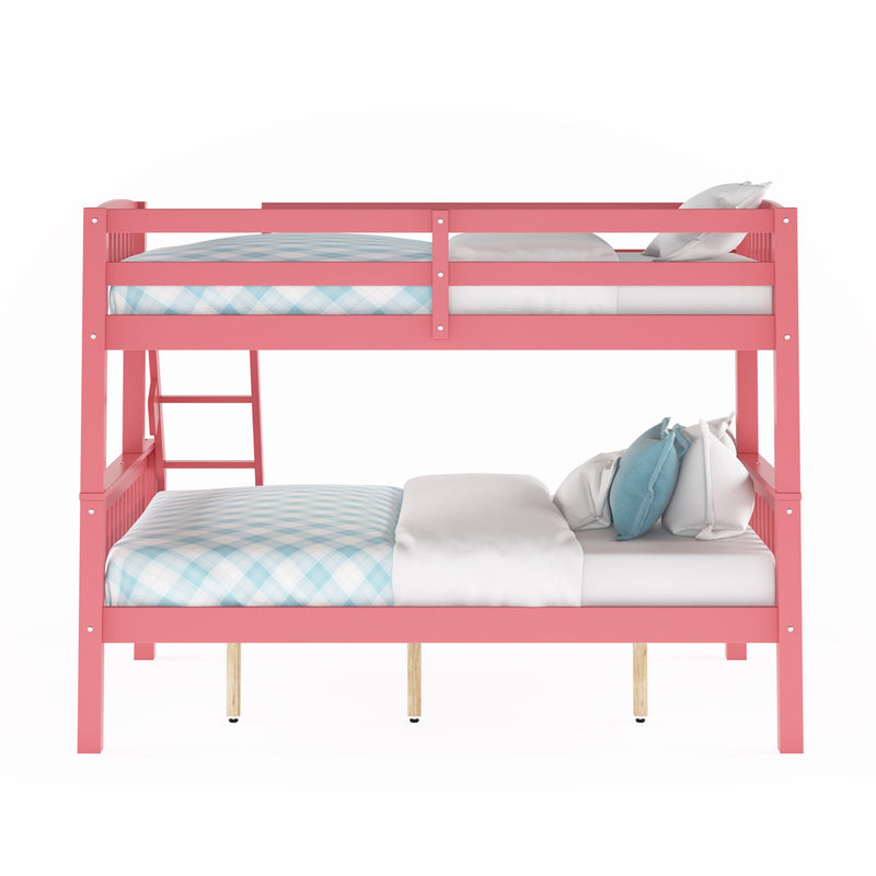 pink Twin Over Full Bunk Bed Dakota Collection product image by CorLiving