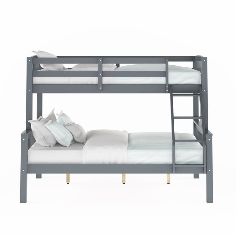 grey Twin Over Full Bunk Bed Dakota Collection product image by CorLiving