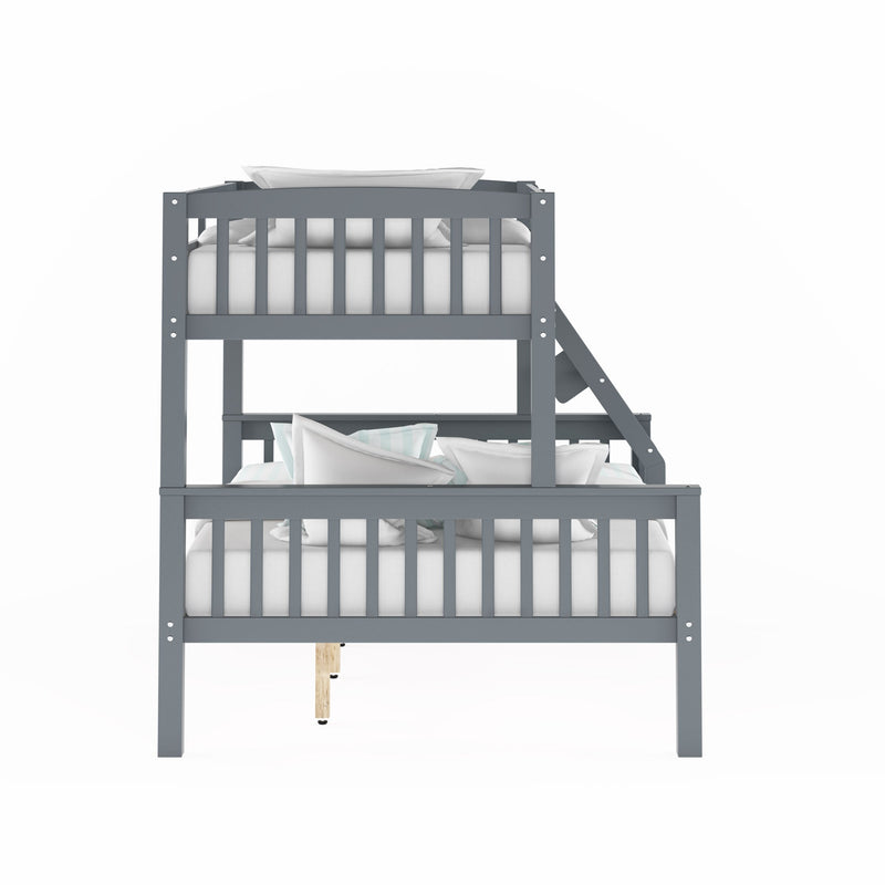 grey Twin Over Full Bunk Bed Dakota Collection product image by CorLiving