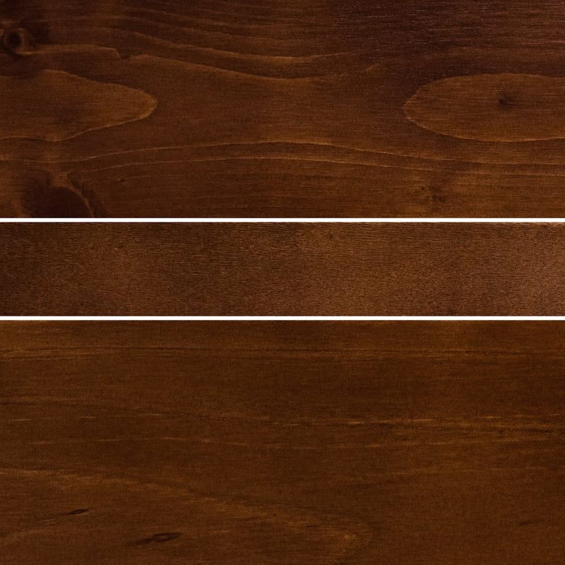 walnut brown Twin Over Full Bunk Bed Dakota Collection detail image by CorLiving