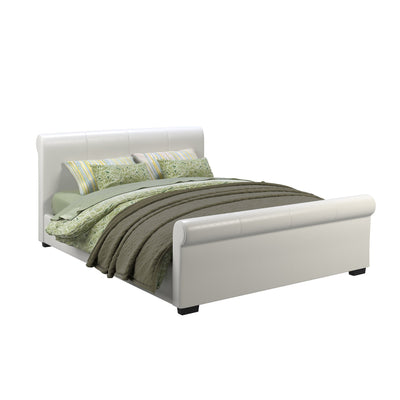 white Double / Full Bed San Antonio Collection product image by CorLiving#color_white