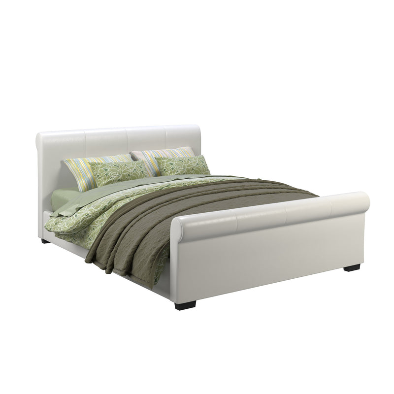 white Double / Full Bed San Antonio Collection product image by CorLiving