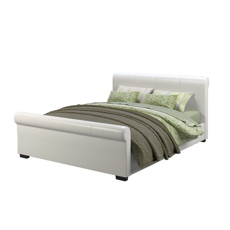 white Double / Full Bed San Antonio Collection product image by CorLiving