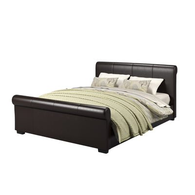 black Double / Full Bed San Antonio Collection product image by CorLiving#color_black