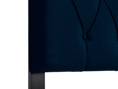 navy blue Velvet Headboard, Full / Double Catalina Collection detail image by CorLiving#color_navy-blue